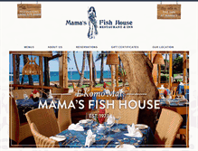 Tablet Screenshot of mamasfishhouse.com